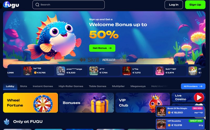 Willkommen im Fugu Casino – Online Glücksspielen in Deutschland